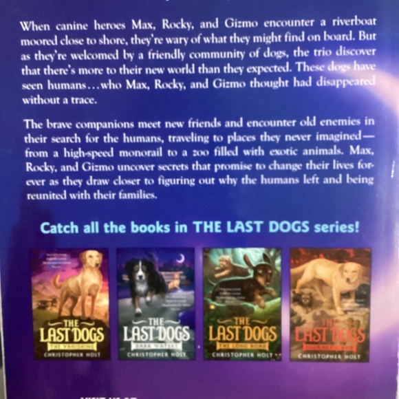 The Last Dogs: Series 4 books 1-4 Christopher Holt Paperback 🐩🐾 - Picture 5 of 9